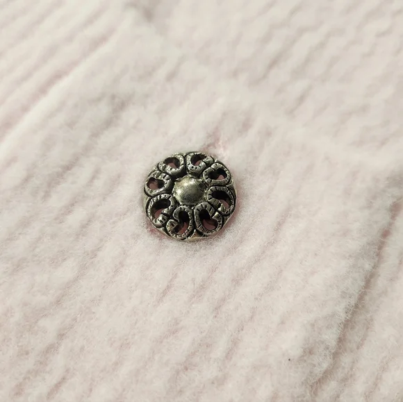 House Of Harlow 1960 Soft Pink Cardigan With Lace Collar - Picture 10 of 16